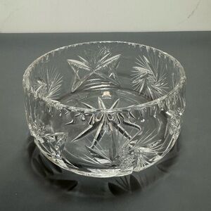 Elegant Clear Crystal Bowl